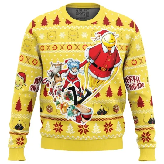 Discover Merry Christmas Assassination Classroom Ugly Christmas Sweater