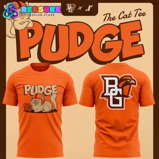 Discover BGSU Football Pudge The Cat 2025 Limited Edition T-Shirt