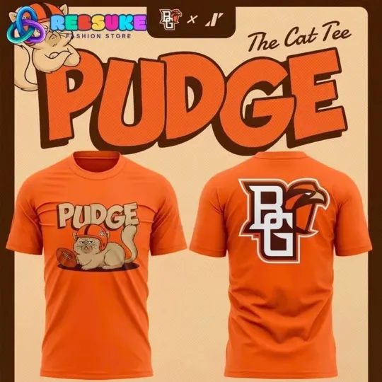 Discover BGSU Football Pudge The Cat 2025 Limited Edition T-Shirt