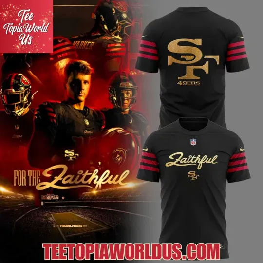49ers New Rivalries Faithful Uniform 2025 T-Shirt