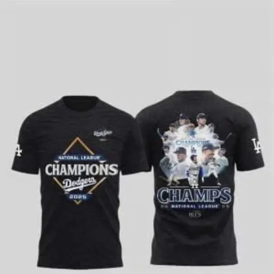 Discover Dodgers World Series NL Champions 2025 Shirt
