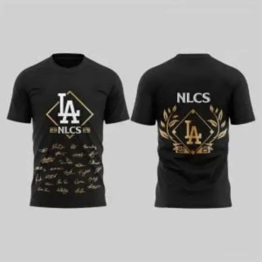 2025 Dodgers NLCS Champions Signature Shirt