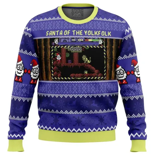 Discover Santa of the Yolkfolk A Dizzy Prince of the Yolkfolk Ugly Christmas Sweater