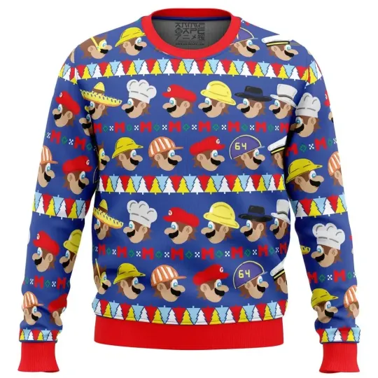 Discover Do The Odyssey Mario Bros. Ugly Christmas Sweater