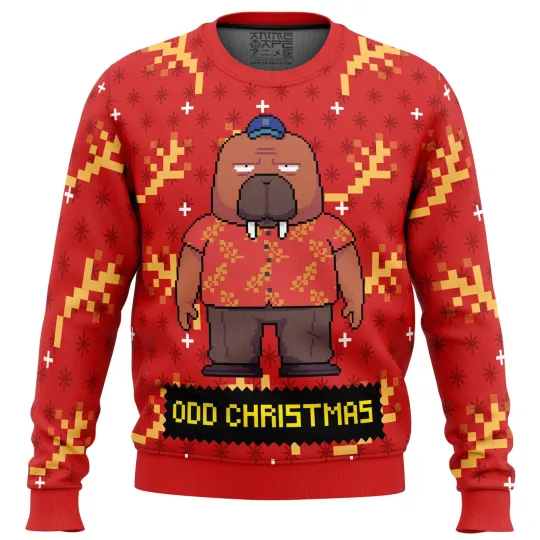 Discover Hiroshi Odokawa Odd Taxi Ugly Christmas Sweater