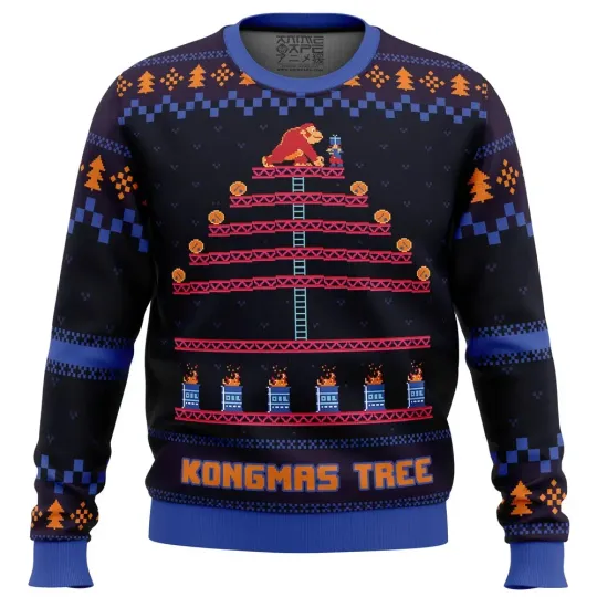 Discover Kongmas Tree King Kong Ugly Christmas Sweater