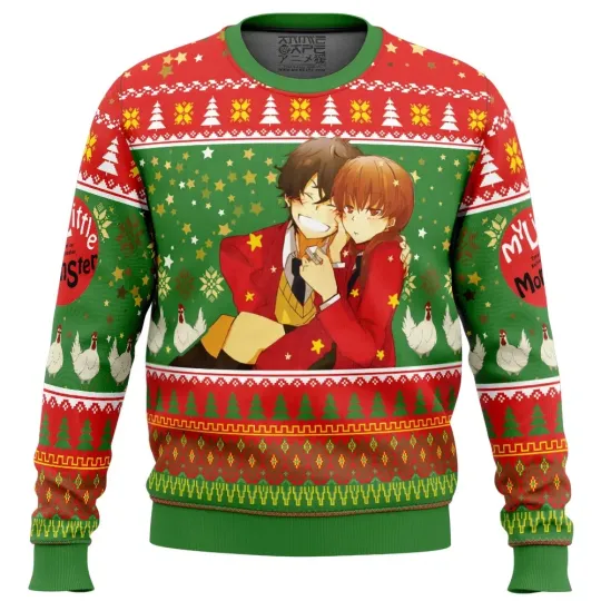 Discover Haru and Shizuku My Little Monster Ugly Christmas Sweater