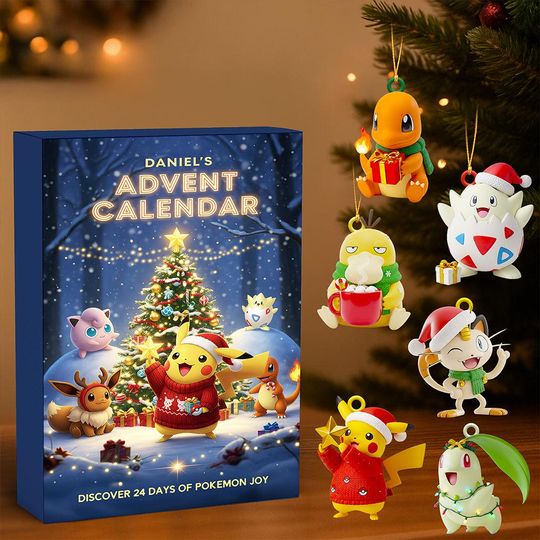 Discover Kawaii Christmas Advent Calendar 2025, Holiday Vehicle Countdown Box, Kids Surprise Gift, 24 Mini Ornament, Winter Festive Fun