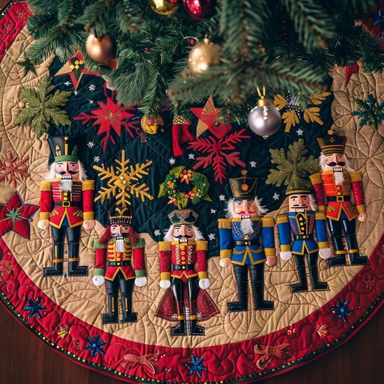 Discover The Nutcracker Christmas Tree Cover, House Warming Gift, Christmas Tree Home Decor, Nutcracker Christmas Tree Skirt, Christmas Decorations