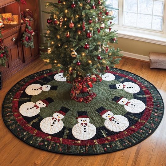 Discover Snowman Christmas Tree Cover, House Warming Gift, Snowman Christmas Tree Skirt, Christmas Tree Home Decor, Christmas Decorations