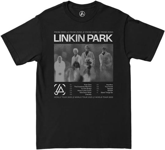 Linkin Park Unisex T-Shirt Tour Song List