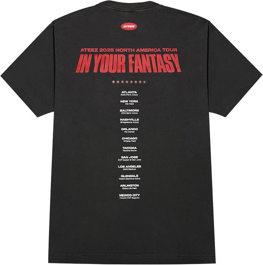ATEEZ Tour Dateback T-Shirt
