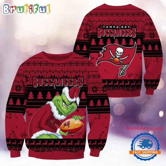 Discover Tampa Bay Inspired Ugly Christmas Sweater  Fan Holiday Football Design