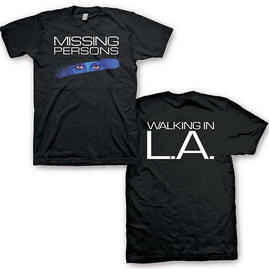 Discover Missing Persons Walking In LA Black T-Shirt