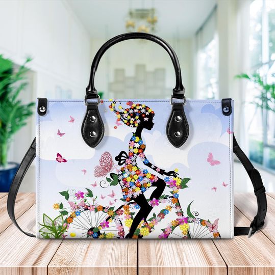 Discover Personalized Butterfly Leather Handbag, Animal Handbag, Butterfly Crossbody Bag, Butterfly Lover's Handbag, Gifts Bag