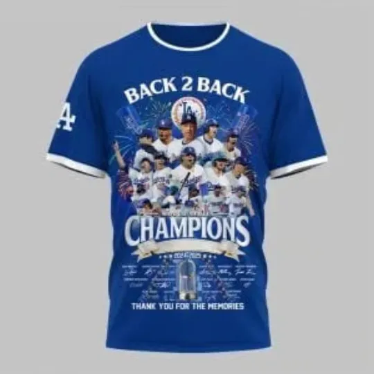 L.A. Dodgers World Series Champions 2024 2025 Shirt
