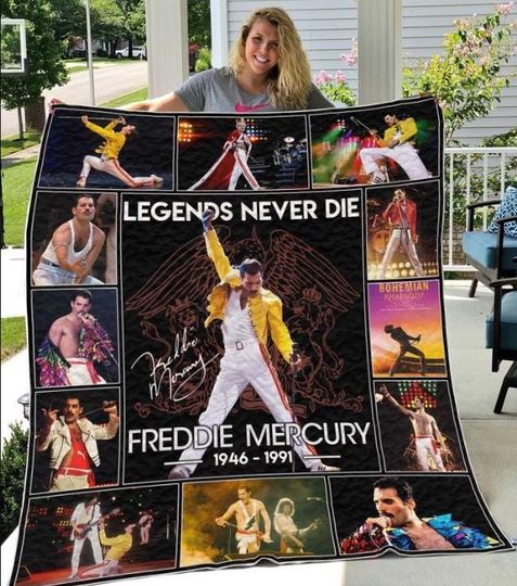 Discover Freddie Mercury Quilt Blanket, Freddie Mercury Quilt, Freddie Mercury Blanket