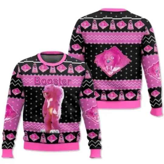 Discover Hooktab Chainsmoking Booster Jingle All The Way Ugly Christmas Sweater