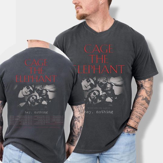 Cage The Elephant Vintage Style Indie Rock Band T-Shirt