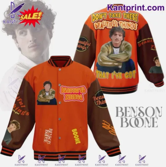 Discover Benson Boone Dont Take These Beautiful Things That I Have Got Baseball Jacket