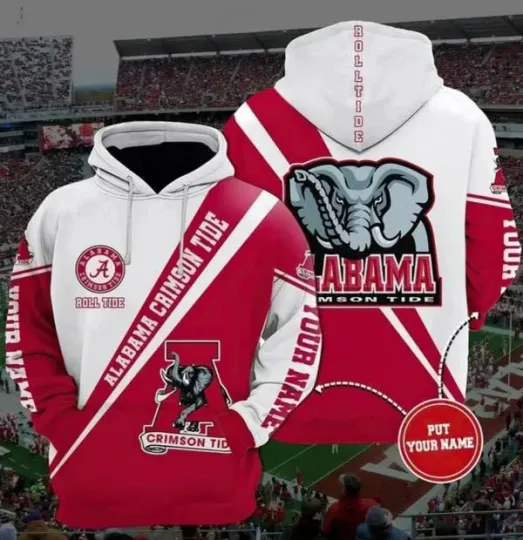 Discover Alabaama Crim!son Tide 11 football Fan Gift Personalized 3D Hoodie