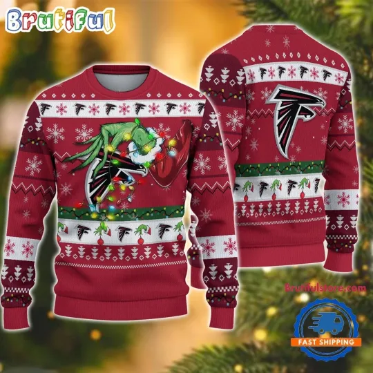 Atlanta Falcons Ugly Christmas Sweater  Inspired Funny Football Fan Gift