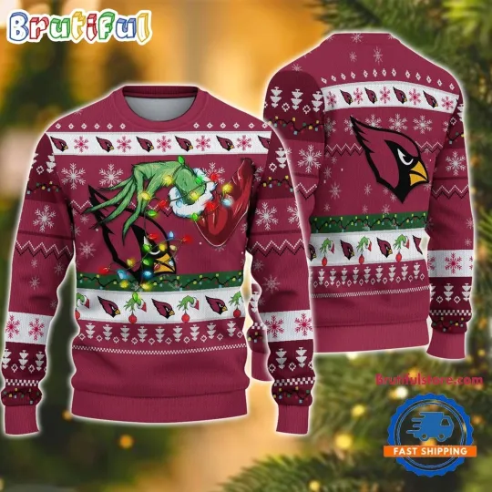 Discover Arizonna Cardinals Inspired Ugly Christmas Sweater  Funny Football Fan Design