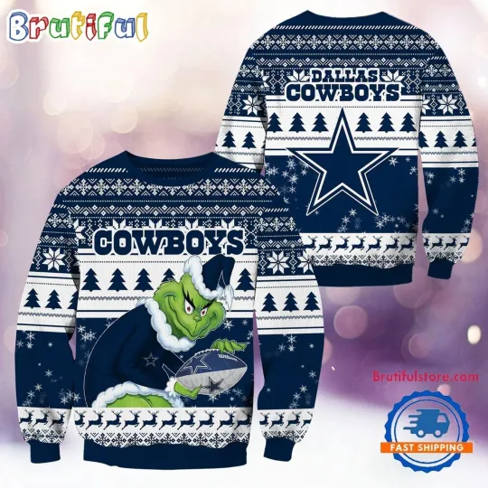 Dallas Cowboys Inspired Ugly Christmas Sweater