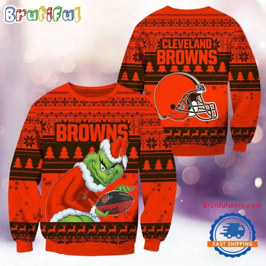 Cleveland Browns Holiday Ugly Sweater
