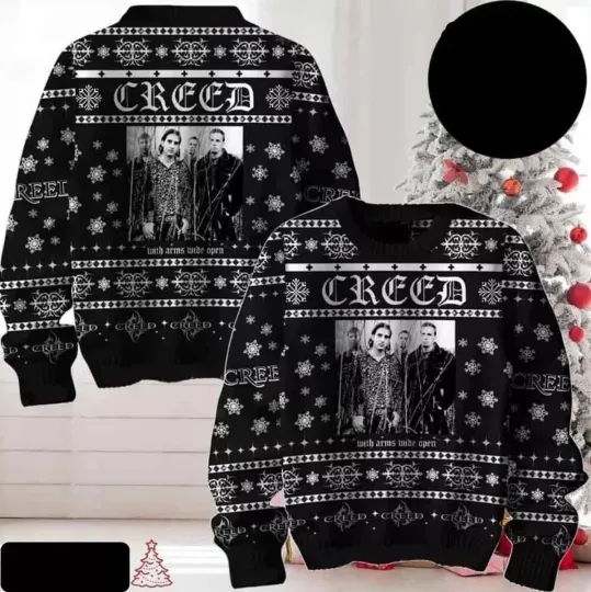 Discover Creed With Arms Wide Open Chirstmas Ugly sweater 3d