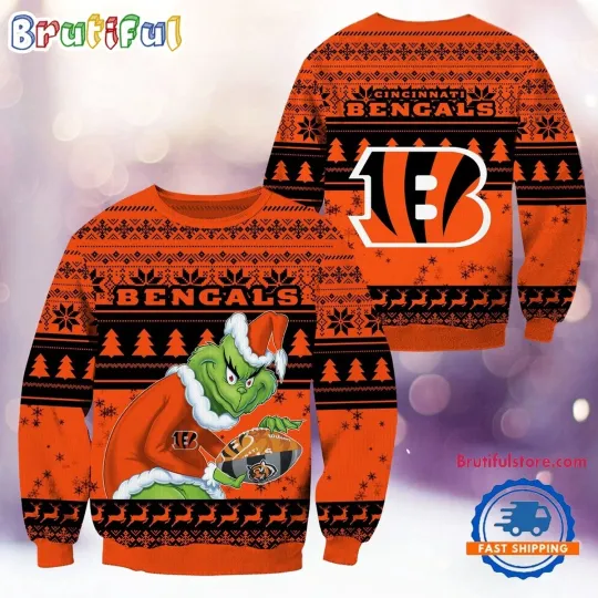 Discover Cincinnati Bengals Ugly Christmas Sweater