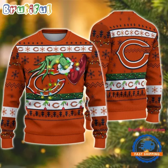 Discover Chicago Bears Fan Made Ugly Christmas Sweater