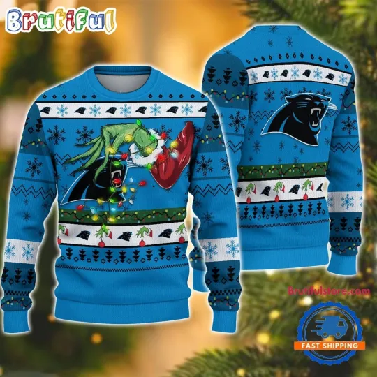 Carolina Panthers Ugly Christmas Sweater