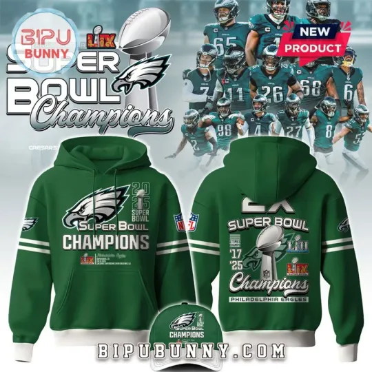 Philadelphia Eagles Super Bowl 2025 Special Hoodie