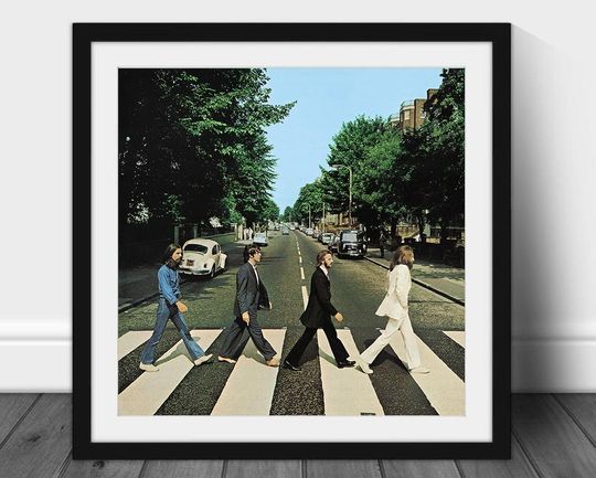 The Beatles Abbey Road Album Cover Poster Vintage Wall Art Digital Download