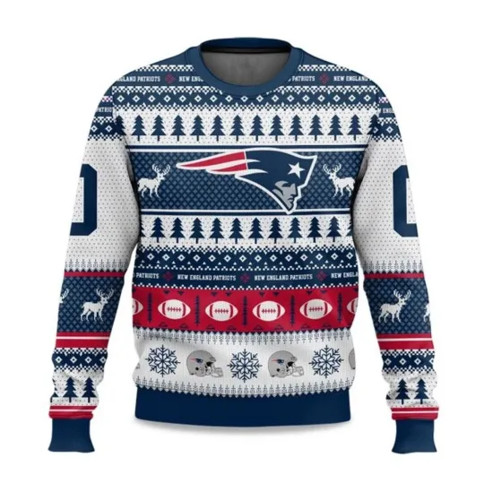Discover 2025 Christmas Patriots Personalized Ugly Sweater - Christmas Gift