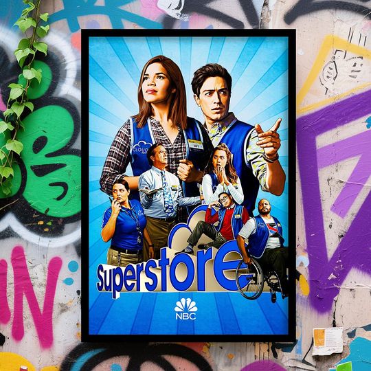 Discover Superstore TV Series Poster, Wall Art, Classic Movie Posters, Film Fan Collectibles
