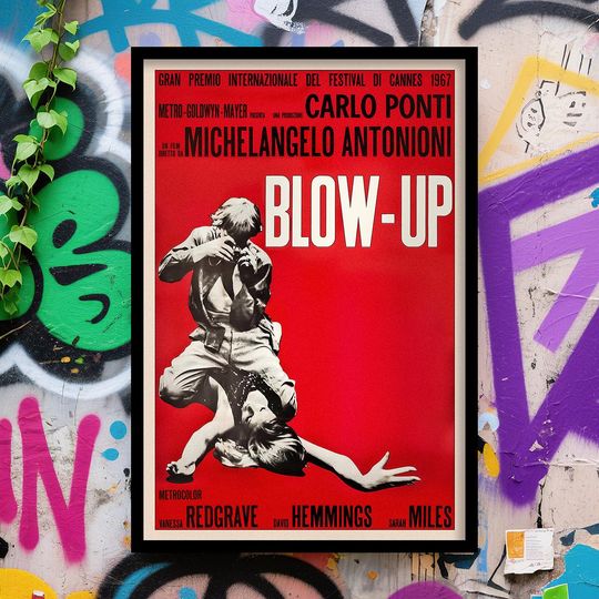 Discover Blow Up Movie Poster Wall Art Premium Matte Vertical Poster Classic Film Collectible