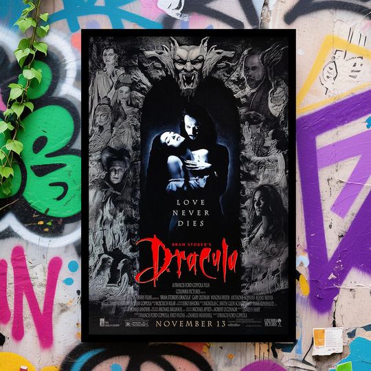 Discover Bram Stoker's Dracula Movie Poster Wall Art Classic Film Poster