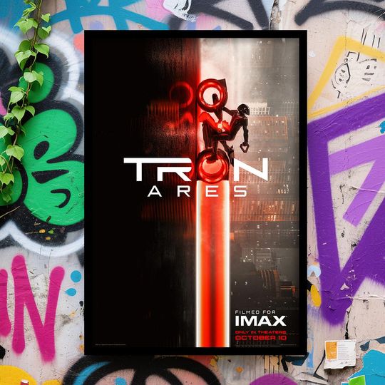 Discover Tron Ares 2025 Movie Poster - Wall Art, Classic Film Poster, Film Fan Collectible