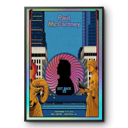 P mccartney Montreal Nov 17-18 2025 Poster