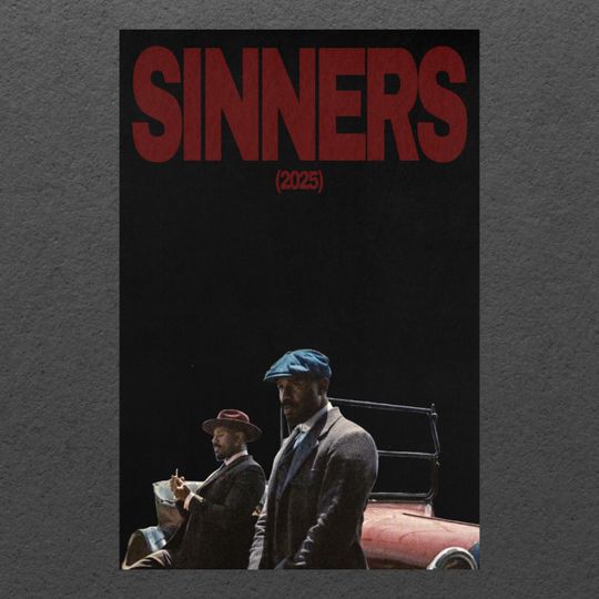 Discover MNMLST Sinners 2025 Vertical Poster