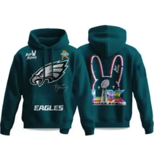 Eagles Bad Bunny Bowl LX 2025 2026 Hoodie