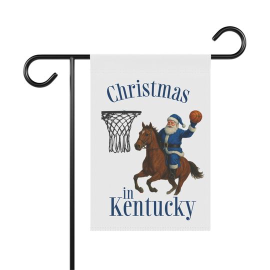 Discover Christmas Kentucky Wildcats Garden Banner, Festive Holiday Yard Decor