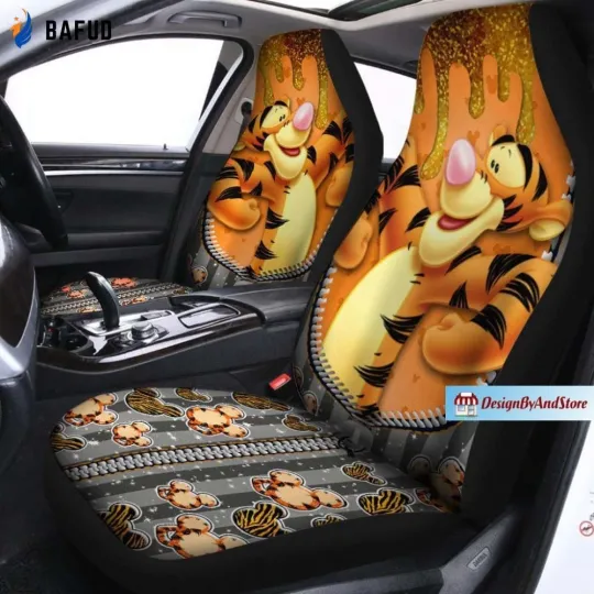 Discover Tiger Disney Car Seat Covers For Fan Gifts, Tiger Disney Seat Covers For Fan Gif