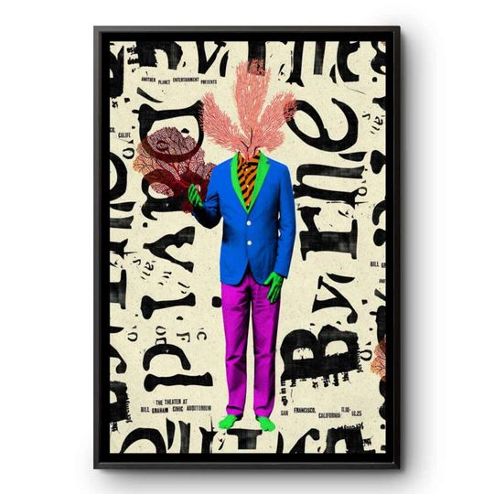 David Byrne San Francisco CA Poster Nov 16-18 2025 Premium Matte Vertical Poster