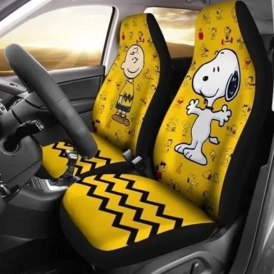 Discover Snoopy Dog Car Seat Covers For Fan Gifts, Snoop Disney Seat Covers For Fan Gif