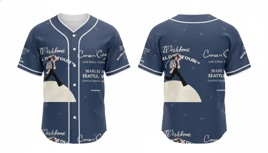Discover CONAN GRAY Tour 2026 Music Baseball Jersey