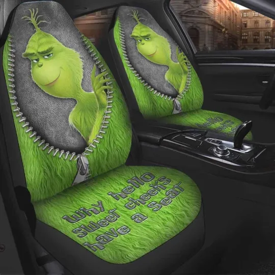 Discover Why Hello Sweet Cheeks Have A Seat funny character Seat Covers – LIMITED EDITION