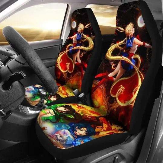 Discover Sailor Moon Custom Car Seat Covers – Premium Protectors for Cars